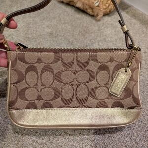 Coach Brown and Gold Women's Bag